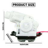 Genuine OEM Toyota tailgate lock latch actuator part number 69350-0R030 in black plastic housing, new in packaging - view 2