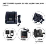 ANOITD LCS36 black fast charger for Black and Decker 36V 40V Max lithium battery packs, open box - view 4