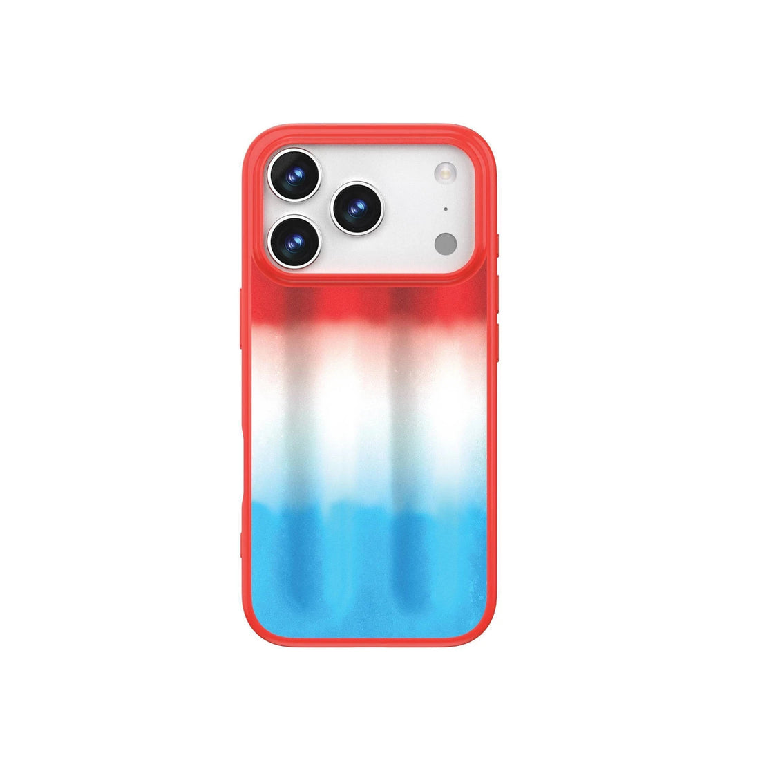 GEMS slim multicolor ice pop design TPU phone case for Apple iPhone 17 Pro with precise port cutouts