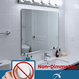 Four TJOY G25 frosted LED globe light bulbs with E26 base, 5000K daylight vanity bulbs for bathroom mirrors - view 7