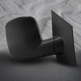 PM Auto textured black right passenger side manual foldaway mirror with dual-glass head for 2008-2021 Chevy Express van - view 2