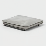 Brightroom Foldable Rolling Storage Bag with Wheels – 24x20x16 Gray — view 2 of 3