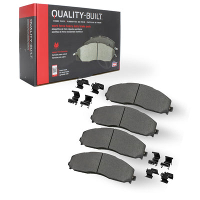 Quality-Built semi-metallic rear brake pads for 2020-2024 Ford Transit 150 250 350 HD, part 1002-2281M
