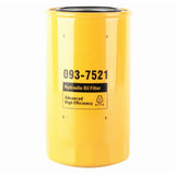 New Caterpillar CAT 093-7521 replacement oil filter for E312C E320C 345C 349D 352 excavators