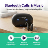Soundbright Discovery black RIC Bluetooth hearing aids with rechargeable charging case, pair for both ears - view 3