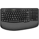 EDJO Wireless Ergonomic Wave Keyboard with Wrist Rest – Open Box