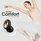 Vosaf SE-01 black silicone noise cancelling ear plugs with 6 eartip sizes and compact carrying case for sleeping - view 4