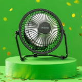 Holmes 4-Inch Mini High Velocity Desk Fan – Black Metal, Open Box — view 4 of 8