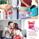 24-Pack Valentine Heart Fidget Pop Keychains with Greeting Cards — view 4 of 6