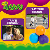 Six multicolor Crayola Globbles squishy sticky fidget balls in packaging, sensory stress relief toys for kids - view 4