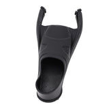 Black TPE freediving fin foot pocket size L EU 43-44 with non-slip textured sole and ergonomic 3D fit design - view 8