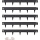 VEVOR Steel Landscape Edging 5-Pack – Bendable 39x3in Garden Border