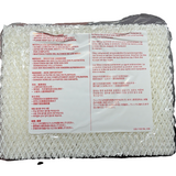 Two white Vornado MD1-0034 rectangular wick filters 9.5x7.25x1 inch for evaporative humidifier replacement - view 6
