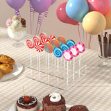 Dooiclear Clear Acrylic Cake Pop Stand 2-Pack – 30 Holes w/100 Sticks & Bags – Open Box — view 5 of 8