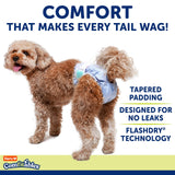 Hartz disposable dog diapers size small white 3-pack bundle of 108 count with adjustable velcro tabs - view 4