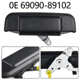 Genuine OEM Toyota rear tailgate latch handle part 69090-89102 for 1989-1995 Hilux Pickup, brushed finish - view 7