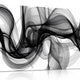 ENTANUB Abstract Smoke Black & White Canvas Wall Art 40"x20" HD Print