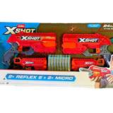 XSHOT Excel Reflex 6 & Micro 2.0 Combo Pack – 4 Blasters, 24 Darts — view 6 of 7