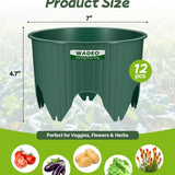 WADEO 7-Inch Deep Root Watering Grow Rings – 12-Pack for Veggies & Flowers — view 5 of 8