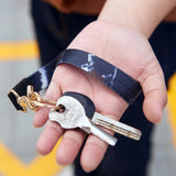 Black Wristlet Keychain Lanyard with Detachable Clip – Keys, Phone & Badge — view 4 of 8