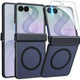 FNTCASE Samsung Galaxy Z Flip 8 Magnetic Hinge Protector Case - Matte Black