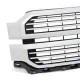 MIC Oxford White ABS front grille assembly for 2024-2025 Ford F-150 Platinum Lariat King Ranch direct-fit replacement - view 2