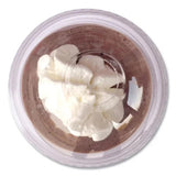 Boardwalk clear PET dome lids with straw slot for 9-10 oz cold cups shown in bulk 1000-count carton - view 2