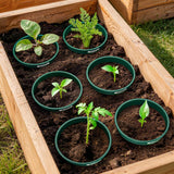 WADEO 7-Inch Deep Root Watering Grow Rings – 12-Pack for Veggies & Flowers — view 2 of 8