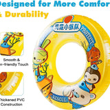 Seaborn 5-pack inflatable pool float rings in multiple sizes with two arm floaties for kids ages 6 to 12 - view 6