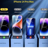 SmartDevil 3-pack 9H tempered glass screen protectors for iPhone 14 Pro Max 6.7 inch with Dynamic Island cutout - view 2