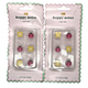Post-it Hoppy Notes Decorative Push Pins – Ladybug & Yellow Flower, 12-Count