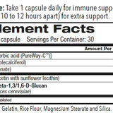 Sealed bottle of Juvenon Immune Wellness supplement 30 capsules with Beta D-Glucan, Quercefit and Chelated Zinc - view 7