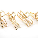 SOTHENG Gold Large Hair Claw Clips – 4-Pack Metal Alloy for All Hair Types — view 3 of 3
