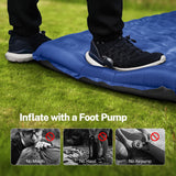 OGERY 6" Thick Self-Inflating Camping Sleeping Pad with Built-In Pump & Pillow — view 5 of 8