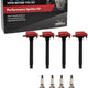 TRQ 8-Piece Ignition Coil & Iridium Spark Plug Kit – Direct-Fit OEM Replacement