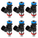 BDFHYK Fuel Injectors 0280158233 Set of 6 – 2011-2017 Dodge Ram Jeep 3.6L V6