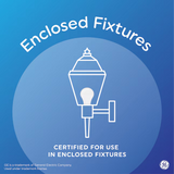 Two GE Classic ST19 clear decorative LED light bulbs with E26 medium base, 60W equivalent soft white, 2-pack packaging - view 2