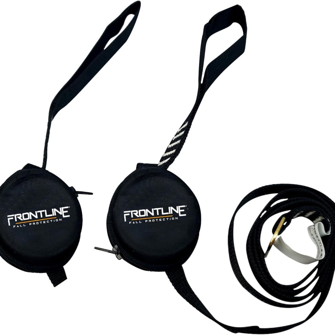 Frontline ACTR universal suspension trauma straps in packaging, compact textile loop design for fall protection harnesses