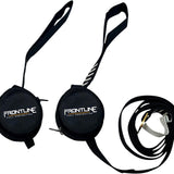 Frontline ACTR universal suspension trauma straps in packaging, compact textile loop design for fall protection harnesses