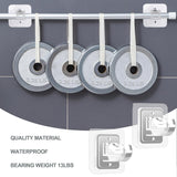 Codoule No-Drill Adhesive Curtain Rod Brackets – 8-Pack, 13 lb Hold — view 5 of 7