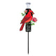 Solar Red Cardinal Memorial Garden Stake with Warm LED Light – Weatherproof