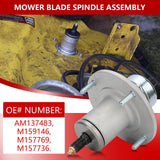 Fit4drive Mower Blade Spindle Assembly AM137483 for John Deere X300 X350 Z200 – Open Box — view 3 of 8