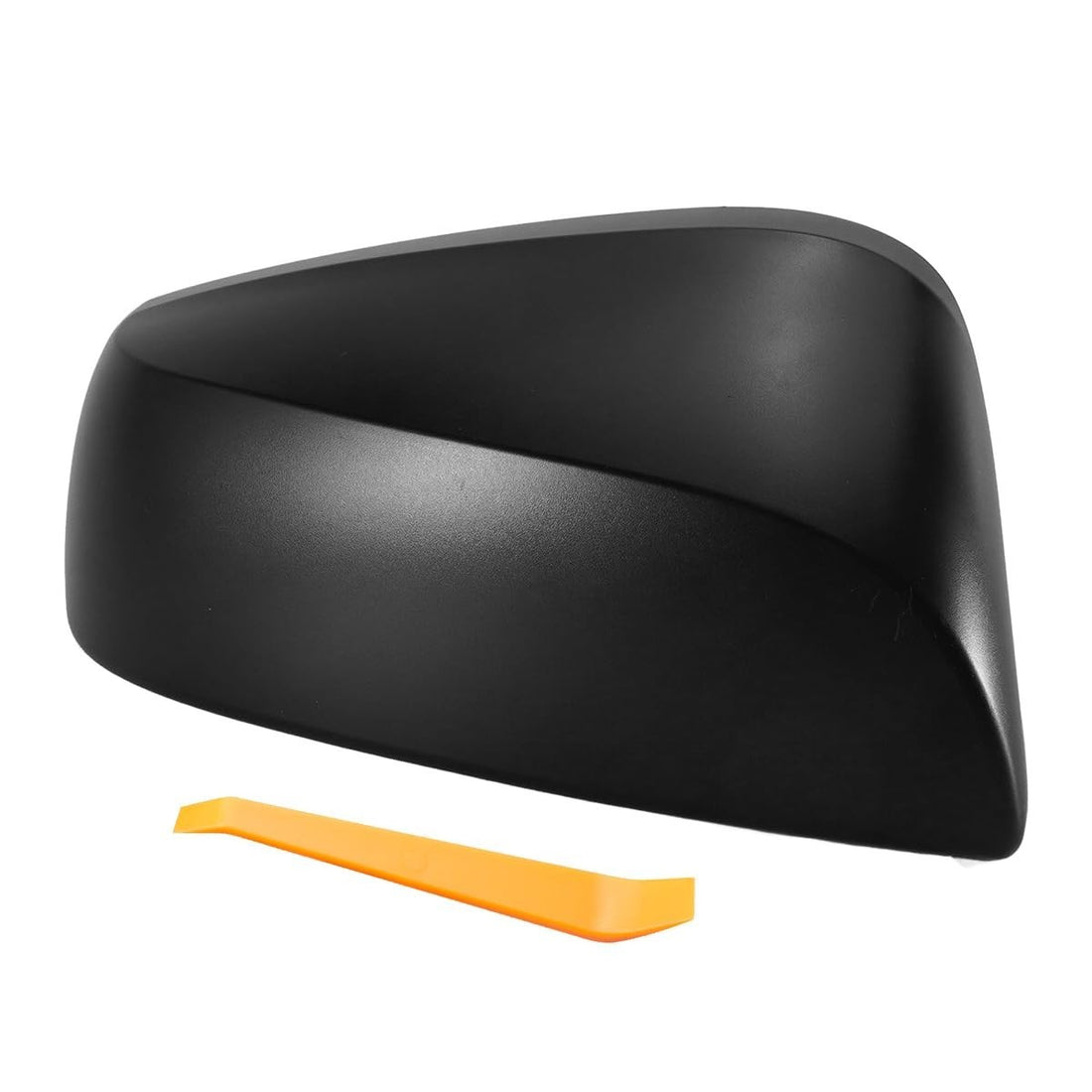 Textured black ABS plastic right passenger side mirror cover cap for Toyota RAV4 LE and Hybrid LE 2019-2024
