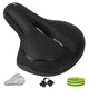 FitHeart Joy Wide Memory Foam Bike Seat Cushion - Dual Shock Absorbing