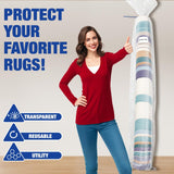 Meersburg 5x7 Ft Waterproof Rug Storage Bag – 4 Mil Heavy-Duty PE — view 6 of 8