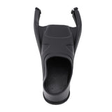 Black TPE freediving fin foot pocket size L EU 43-44 with non-slip textured sole and ergonomic 3D fit design - view 2