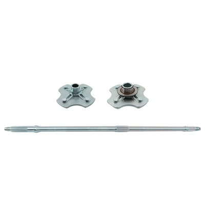 ANTUKO rear axle shaft and two wheel hubs with mounting nuts for Honda TRX500 ATV 2005-2011 replacement kit