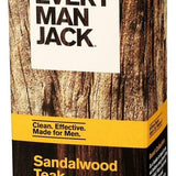 Every Man Jack 1 oz Sandalwood Teak Hydrating Beard Oil bottle with argan oil and shea butter formula - view 6