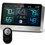 MASHI W872 8.8" HD Wireless Weather Station with Atomic Clock & Outdoor Sensor – Used — view 2 of 8