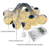 30 LED Halloween Glowing Eyeball String Lights 9ft Waterproof with Remote — view 5 of 7